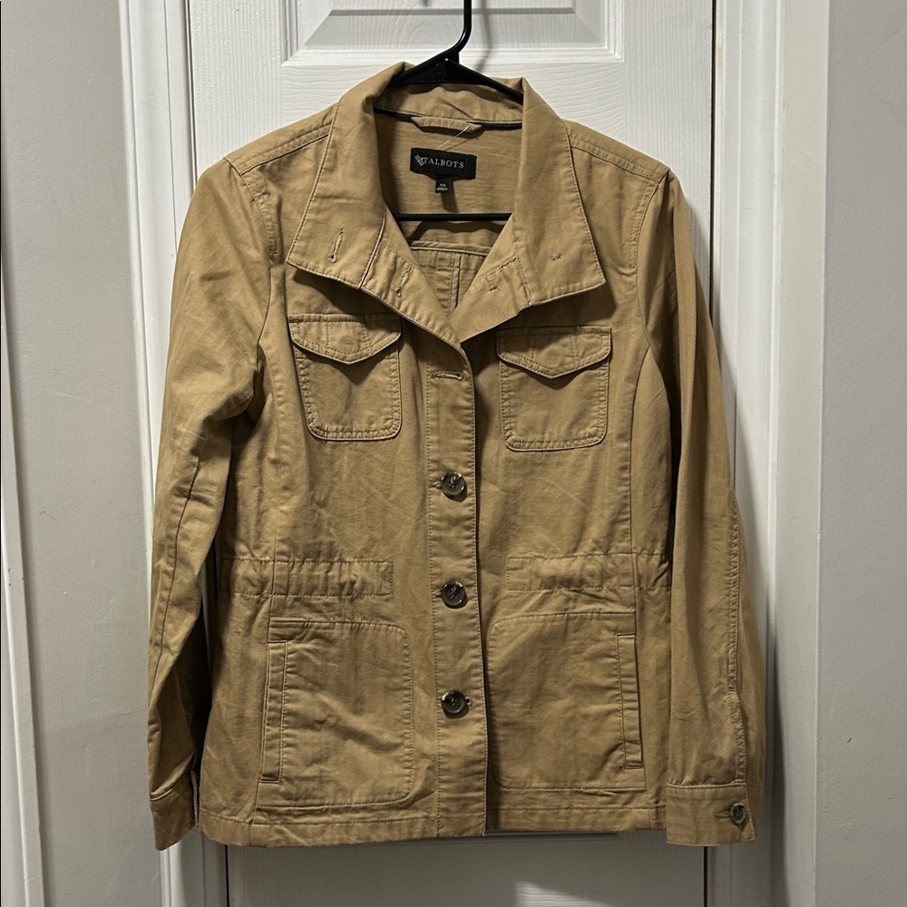 Talbots Khaki Utility Jacket